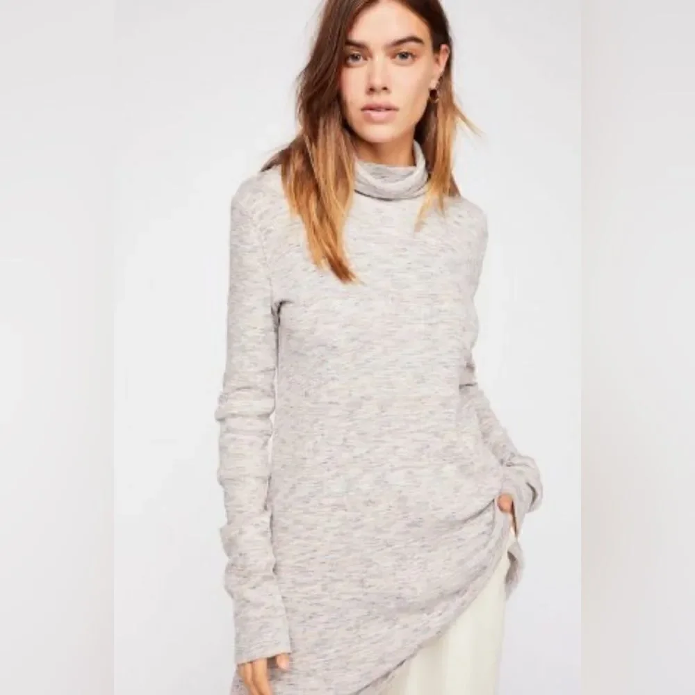 Free people we the free stone cold long sleeve top ivory